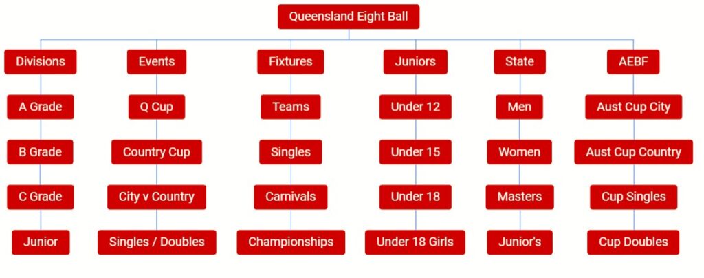 structure offered by Queensland Eight Ball